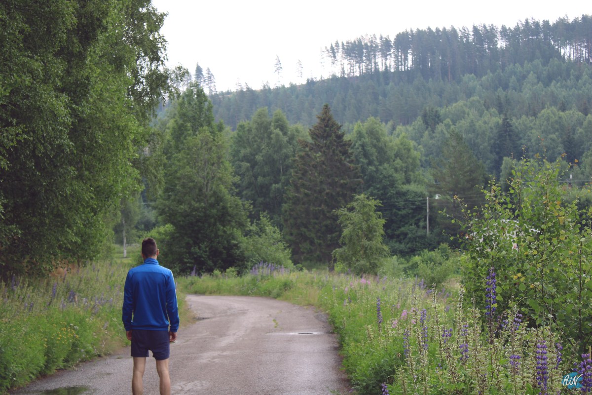 Running from the&nbsp;storm.